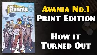 Avania #1 - Printed Webcomic - How It Turned Out