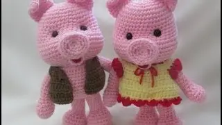 Crochet Along Dress Up Pig