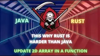 Rust programming: Update 2d array in Rust vs Java 