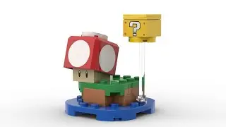 Lego 30385 Super Mushroom Surprise Speed Build Studio Bricklink LDD by PLegoBB