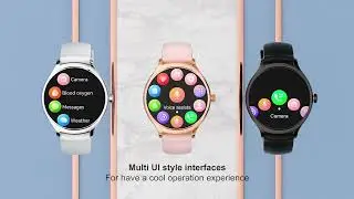 KT67 Smart Watch 1.39 Inch Touch Screen Fitness Tracker Smartwatch Sleep Heart Rate Monitor