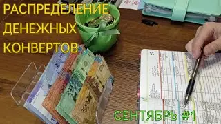 Распределение денежных конвертов. Итоги августа. Сентябрь 2023, #1.
