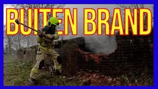 Outdoor fire - VOLUNTEERS DUTCH FIREFIGHTERS -