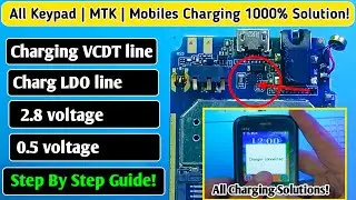 All MTK Keypad Mobile Charging 100% Solution | Charging Not Store | Charging Not Show Fix!
