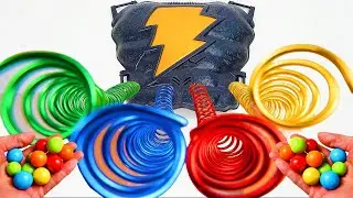 Iron Tube Marble Run Race ASMR # 7 ☆ Armor's Weakness ☆ Creative Healing Sound DIY Build
