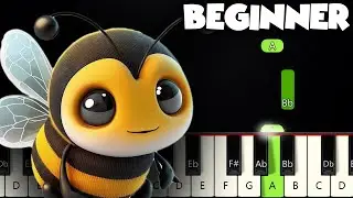 Flight Of The Bumblebee | BEGINNER PIANO TUTORIAL + SHEET MUSIC by Betacustic