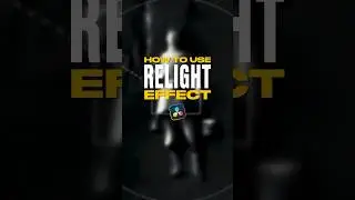 AI-powered Relight FX in Resolve 