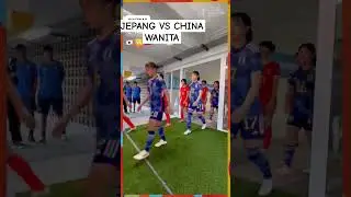 Jepang vs China wanita #afc #football
