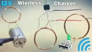 How to Make a Wireless Charger, Wireless Transmission using mosphet zn44a