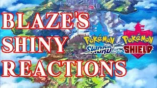 Blaze's Shiny Reactions! Pokemon Sword Twitch Stream Compilation
