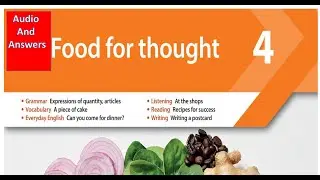 New Headway 5th Edition Pre- Intermediate Answers | Student’s Book | Unit 4 | Food for thought | 4