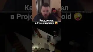 Как я сгорел в Project Zomboid! 😂 