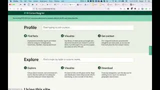 Demographic Data: American Community Survey and Census Reporter