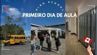 MEU PRIMEIRO DIA DE AULA NO CANADÁ! Intercâmbio - Victoria, BC