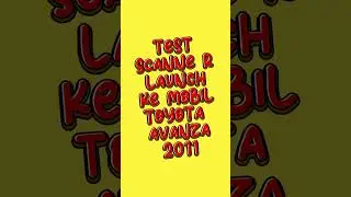 Test mobil Avanza