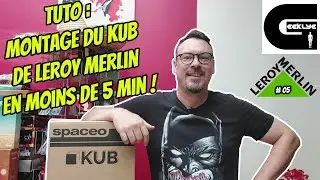 Geeklye Tuto Montage d'une étagère de rangement Kub Spaceo de Leroy Merlin pour nos collections !