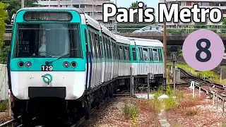 ⁴ᴷ⁶⁰ Exploring Paris Metro Line 8