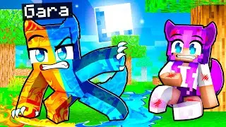 Playing Minecraft as a PROTECTIVE ELEMENTAL DIREWOLF!