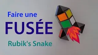 Faire une fusée avec le Rubik's Snake (twist) | Tutoriel facile