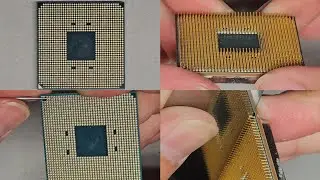 How to Repair Fix Repairing Fixing Damaged Bent Pins of an AMD Ryzen Processor CPU