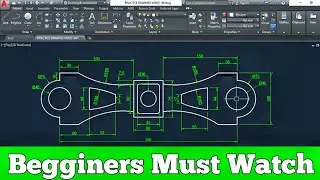AUTOCAD PRACTICE DRAWING  WITH SOME USE FULL TRICK || MUST WATCH THIS VIDEO