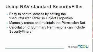 Using NAV Standard SecurityFilter