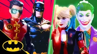 Batman and Robin VS the Joker, Harley Quinn & More!💥 Batman Toy Adventures [Every Episode]