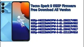 Tecno Spark 9 KG5P Firmware Free Download