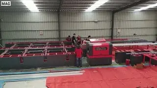 Full automatic thermal break aluminum production line