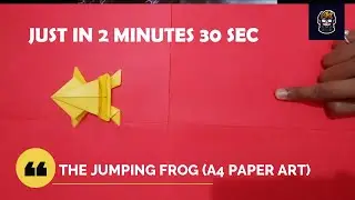 how to make paper frog  how to make jumping paper frog  how to fold paper jumping frog #frog,