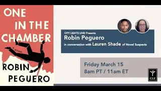 CITY LIGHTS LIVE! Robin Peguero in conversation with Lauren Shade