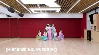 TWICE (트와이스) - Talk That Talk (Dance Practice Mirrored & Slowed 50%)
