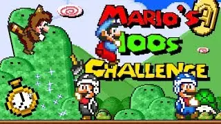 Mario's 100s Challenge (1of2) • Super Mario World ROM Hack