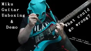 Miku guitar unboxing & Demo (GrassRoots G-STREAM-Miku)