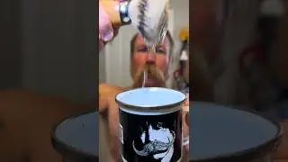 Wednesday quick ASMR shave. #mustache #bobandelliothismustache