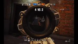 R6:Siege Twitch Border: 4k clutch