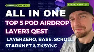 TOP5 Sieci na RAZ✅Quest na Layer3 -  LayerZero, Base, Scroll, Starknet & zkSync ALL IN ONE 🚀
