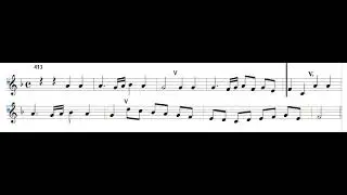 🎼 Калмыков Б., Фридкин Г. Сольфеджио. Одноголосие №413