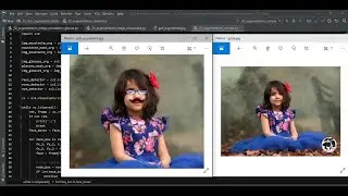 How to do Face Augmented reality using OpenCV and python -augmented reality effects on image python