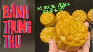 BÁNH TRUNG THU nhân Khoai môn , vỏ bánh mềm thơm, rất ngon.