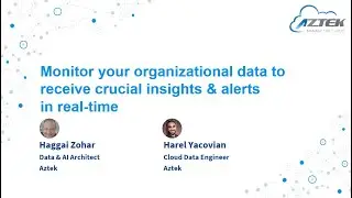 Monitor your organizational data to receive crucial insights and alerts in real-time