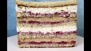 Cake Recipe: Coffee, Coconut, Raspberry