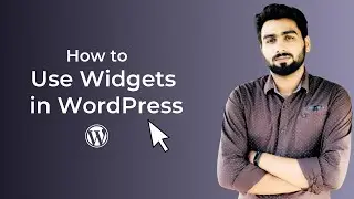 How to Use Widgets in WordPress in Urdu & Hindi - WP #09