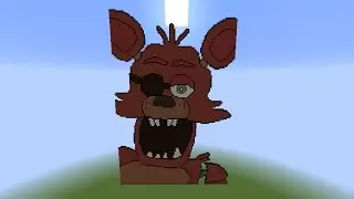 Minecraft Pixel Art | FNAF Foxy [Speed Build]