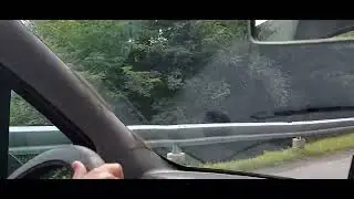 Дорога через горы Веленье-Требне.Словения