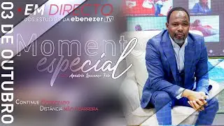SEJA PACIENTE | MOMENTO ESPECIAL COM APÓSTOLO LOURENÇO FOLE | 03.10.2021