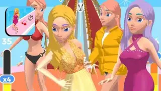 Catwalk Beauty Gameplay All Levels iOS,Android Walkthrough Mobile Relaxing Game Update Noob & Pro
