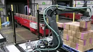Modular Robotic Palletiser System - Low Cost, Quick Install, Easy to Program - Granta Palletisers