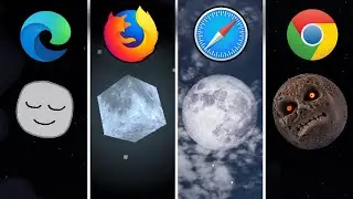 moon with different browsers in Minecraft