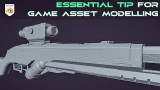 Proper Way of Modelling Game Assets - Blender tutorial for Hard Surface